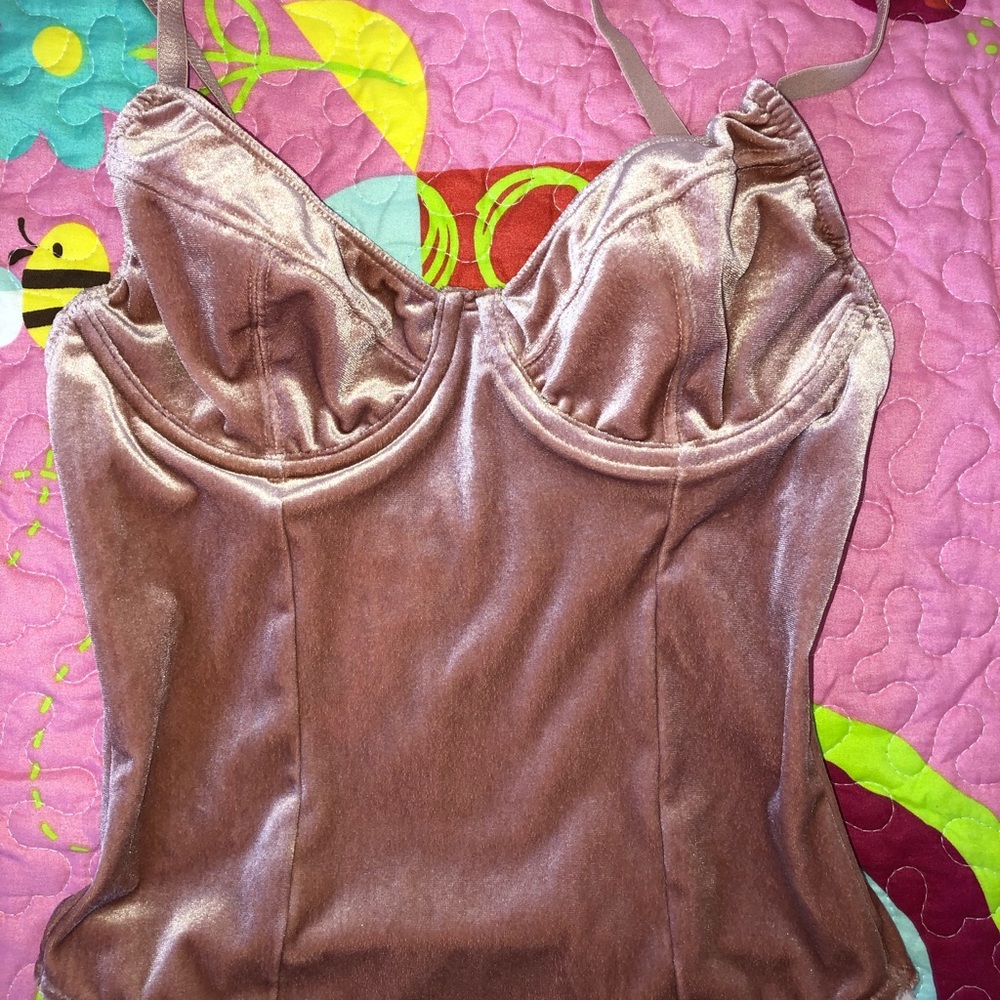 Velvet bodysuit